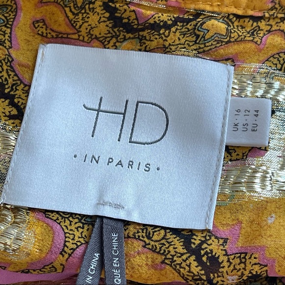 Anthropologie Goldspun Paisley Midi Dress Size 12 - Picture 3 of 4